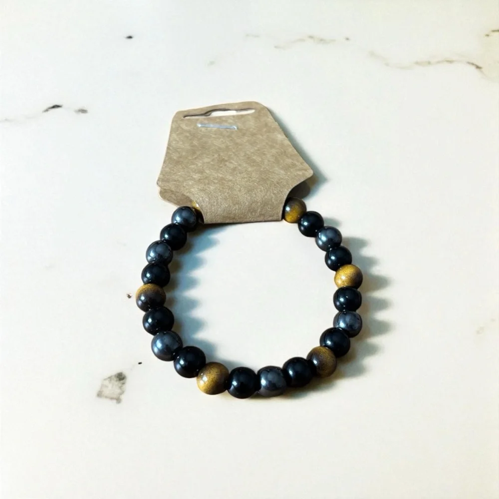 Women’s Healing Stone Bracelet Triple Protection Power, Protection, and Balance